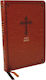Kjv Holy Bible: Thinline, Brown Leathersoft, Red Letter, Comfort Print: King James Version