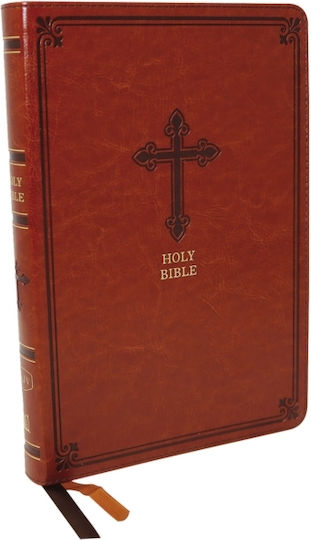 Kjv Holy Bible: Thinline, Brown Leathersoft, Red Letter, Comfort Print: King James Version