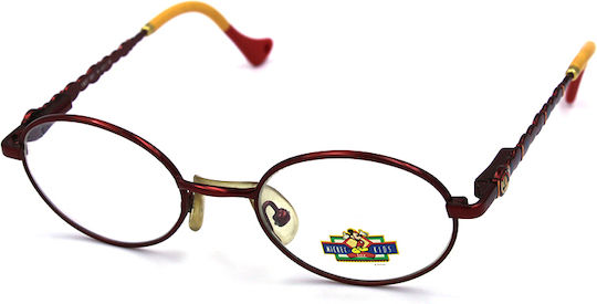 Disney Children's Metal Eyeglass Frame Red 1927001