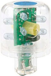 Bec LED Ba15d 24VAC/DC portocaliu stabil far de avertizare LLL Horn KLL Auer Bec LED Ba15d 24VAC/DC portocaliu stabil far de avertizare LLL Horn KLL Auer