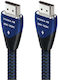 Audioquest Vodka 48 HDMI 2.1 Ultra High Speed 48Gbps 4K 120Hz HDR VRR Cable HDMI male - HDMI male 1m Ασημί