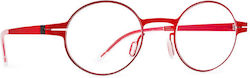 Lool Zoom Children's Metal Eyeglass Frame Orange RD