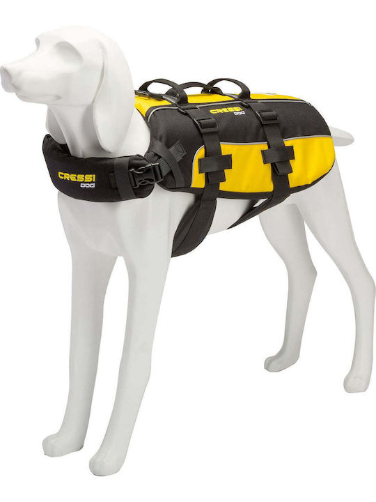 CressiSub Schwimmweste Hund Groß Gelb