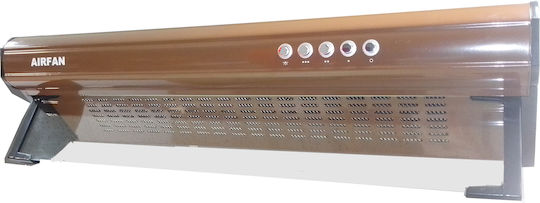 Airfan Freestanding Vent Hood 60cm Brown