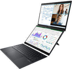 Asus Zenbook DUO UX8406 14" OLED Touchscreen 120Hz (Ultra 9-185H/32GB/1TB SSD/W11 Acasă) (Tastatură US)