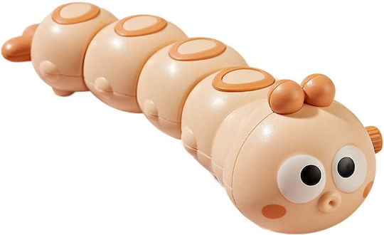 Jucărie mecanică pentru copii Flippy, gândaci amuzanți, cheie distractivă, se târăște și se mișcă, 15 x 4 cm, portocaliu