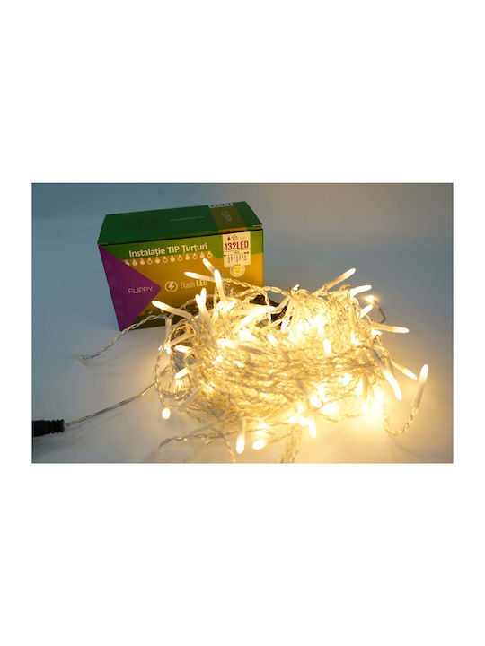 132 Lumini de Crăciun LED 4Unitatea de specificație pentru un site de comerț electronic în categoria 'Consumabile de bucătărie' Alb cald în Șir de caractere
