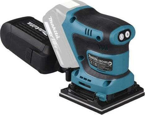 Makita DBO480Z Παλμικό Τριβείο 18V Solo με Σύστημα Αναρρόφησης