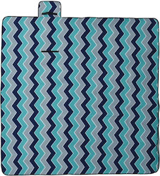 vidaXL Blanket 200x200cm in Blue color