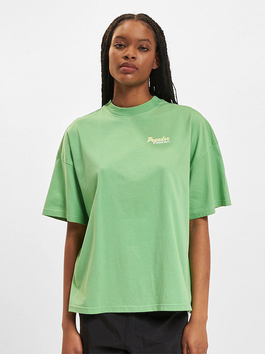 Pegador Γυναικείο Oversized T-shirt Πράσινο