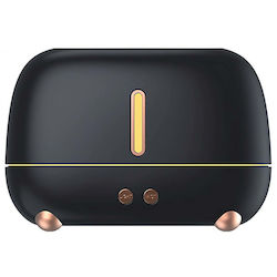 Umidificator în formă de flacără Flippy cu aromaterapie, 7 culori, 250 ml, negru Umidificator în formă de flacără Flippy cu aromaterapie, 7 culori, 250 ml, negru