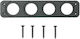 Powertech Switch Frame 4 Positions in Black Color DTM-PTL-015