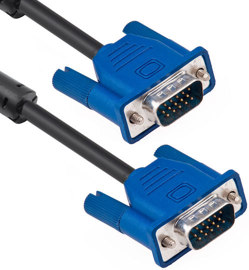 Кабел VGA мъжки - VGA мъжки Черен 20м (18240)