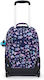 Раница с количка Kipling за лаптоп 15" Sari Butterfly Fun