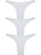 Βαμβακερά Γυναικεία Slip 3Pack Λευκό
