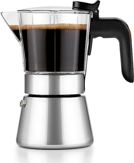 Bra Електрическа Мокро кафе 6 Cups Inox Кафяв