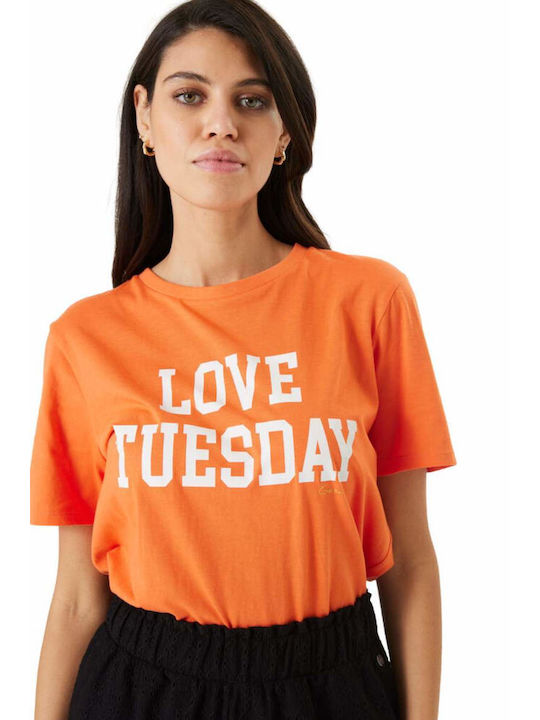 Garcia Damen T-shirt Orange