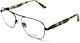 Calvin Klein Men's Metal Prescription Eyeglass Frame Black CK8043 001