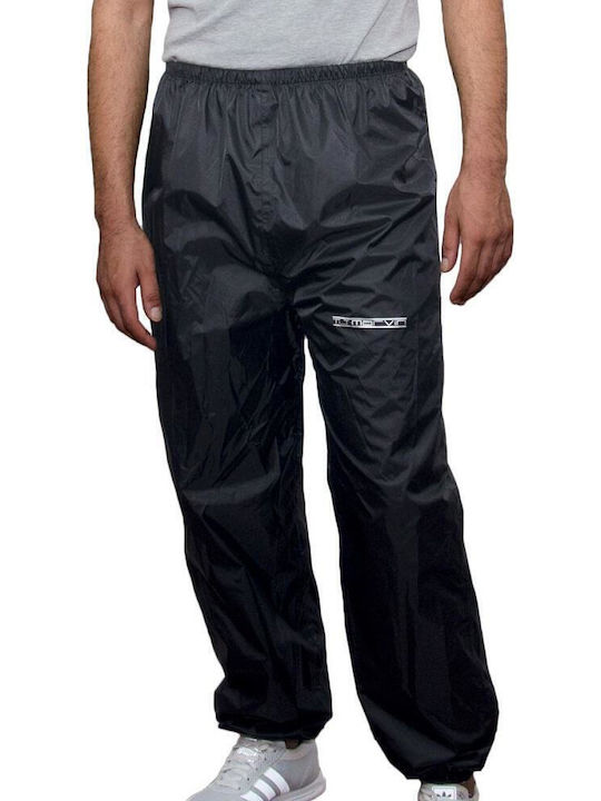 Adiavroxo (Work Aprons & Sleeves) Ανδρικό Αδιάβροχο Παντελόνι Μηχανής Μαύρο Χρώμα