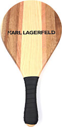 Karl Lagerfeld Beach Rackets Set Beige with Ball