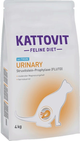 Kattovit Feline Dry Food Grain-Free & Gluten-Free for Cats with Sensitive Urinary with Ton 4kg
