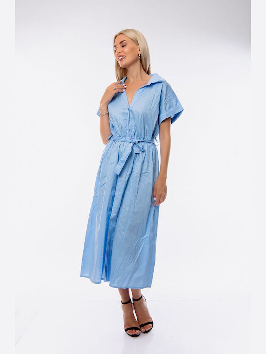 Dress Up Maxi Dress Light Blue