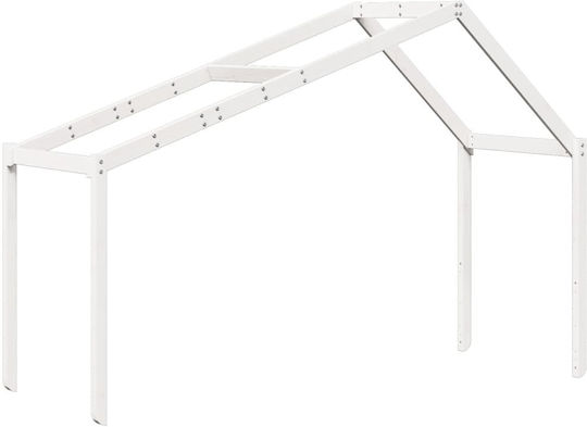 Κιόσκι Κρεβατιού Λευκό 213x85.5x144.5cm
