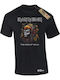 Мъжка памучна тениска Takeposition Iron Maiden Book Souls черна 320-7504b-02