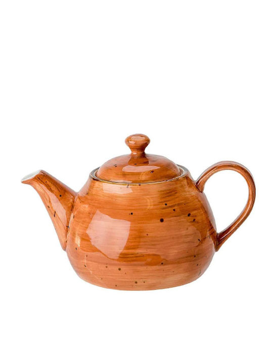 Cosy & Trendy Τσαγιέρα Πορσελάνης Καφέ 590ml