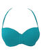 Angel Mare Underwire Bikini Bra Petrol Blue