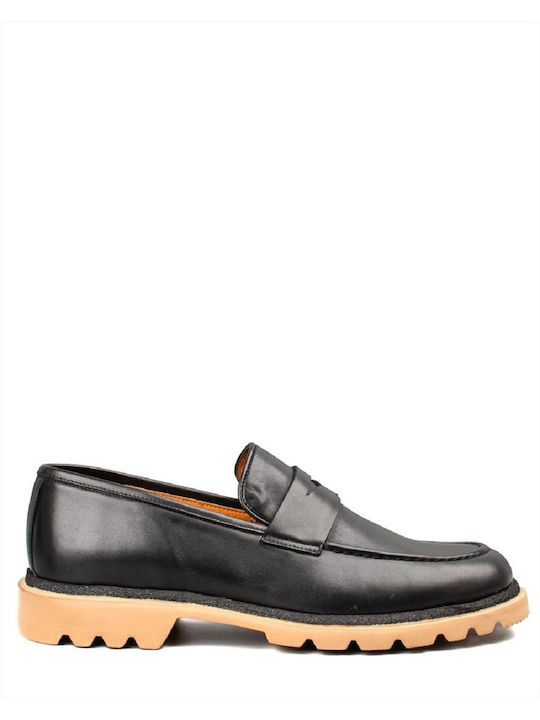 Men's Leather Loafers Black