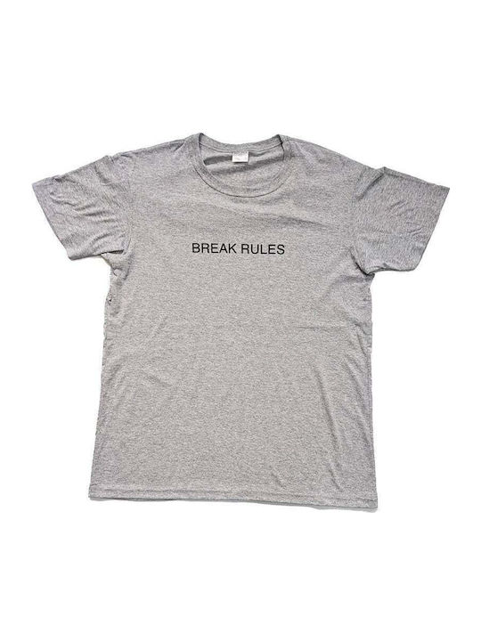 Bodymove Break T-shirt Break Γκρι