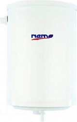 Spek Nemo Wandmontiert Metallisch Toiletten-Spülung Rund Weiß