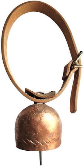 Goat Bell Oval No 4 Leather Collar