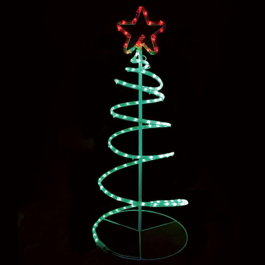 Christmas Decorative Illuminated Plastic Tree Light Tube 90cm IP44 Electric Spiral Tree