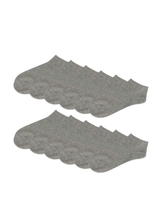 Ustyle Men's Socks Gray 12Pack