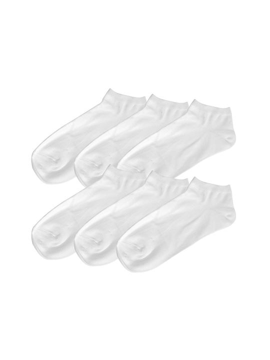 Ustyle Men's Socks White 6Pack