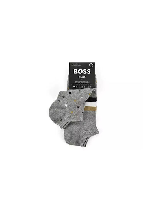 Hugo Boss Men's Socks Charcoal 2Pack