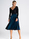 Figl Midi Skirt in Blue color