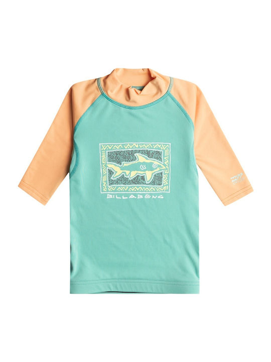Billabong Sharky Παιδικό Μαγιό Μπλούζα Poolside Blue