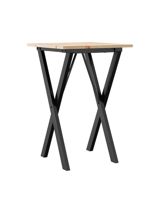 Table Dining Room from Solid Wood & Metal Coffee 50x50x50cm