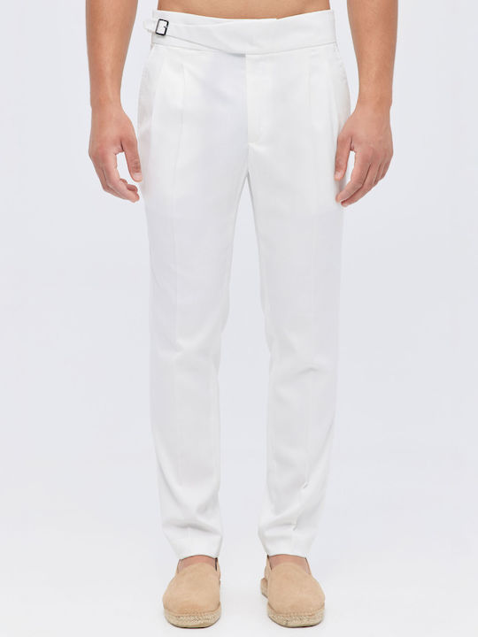 Aristoteli Bitsiani Men's Trousers white