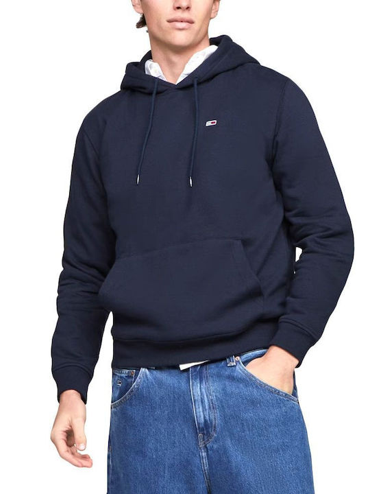 Tommy Hilfiger Flag Men's Sweatshirt with Hood Blue