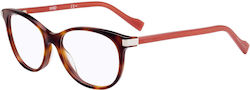 Hugo Women's Prescription Eyeglass Frame Brown