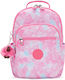 Kipling Seoul School Bag Backpack Elementary, Elementary Multicolour 14Liters