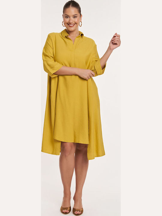 Sommer Mini Damenkleid Lime