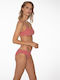 Set Bikini Ριγέ Κόκκινο