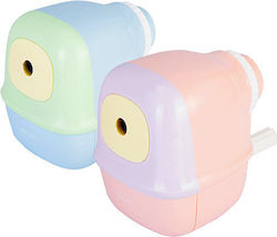 Deli Plastic Pencil Sharpener (Μiscellaneous Colours)