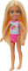 Barbie Swimsuit Κούκλα Chelsea για 3+ Ετών (Διάφορα Σχέδια) 1τμχ