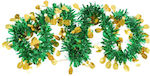 Crăciun Ghirlande Plastică Verde 200x9cm 1buc